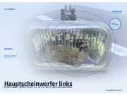 Hauptscheinwerfer links FORD Fiesta I WFBT, GFBT