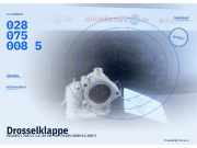 Drosselklappe PEUGEOT 206 CC 0280750085