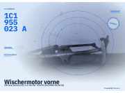 Wischermotor vorne VW New Beetle (9C) 1C1955023A
