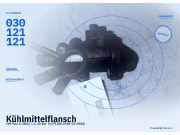 Kühlmittelflansch VW Polo II (86C) 030121121