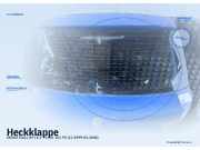 Heckklappe SKODA Fabia 6Y Dynamic Blau F5K