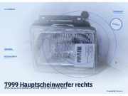 Hauptscheinwerfer rechts OPEL Corsa A CC (S83)