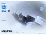 Spannrolle VW Sharan (7M) 03G903315D