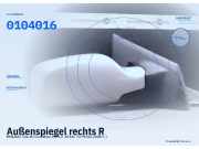 Außenspiegel rechts RENAULT Clio III Grandtour (R) 7701061193 0104016