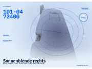 Sonnenblende rechts BMW 1er (E87) 101-0472400
