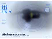 Wischermotor vorne AUDI 80 Avant (8C, B4) 0390241097