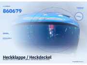 Heckklappe / Heckdeckel PEUGEOT 307 CC 860679
