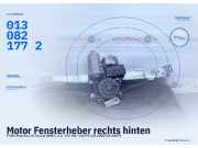 Motor Fensterheber rechts hinten FORD Mondeo III Kombi (BWY) 0130821772