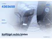 Kotflügel rechts hinten RENAULT 4 4303650