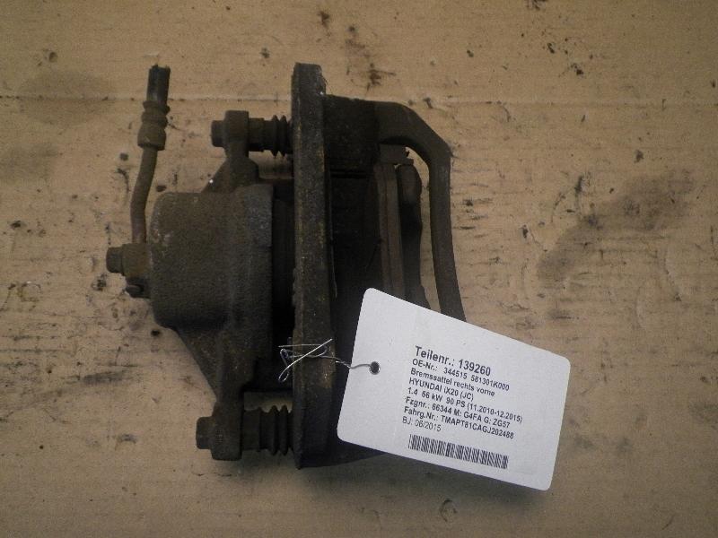 Bremssattel rechts vorne HYUNDAI iX20 (JC) 344515 581301K000 Bild Bremssattel rechts vorne HYUNDAI iX20 (JC) 344515 581301K000