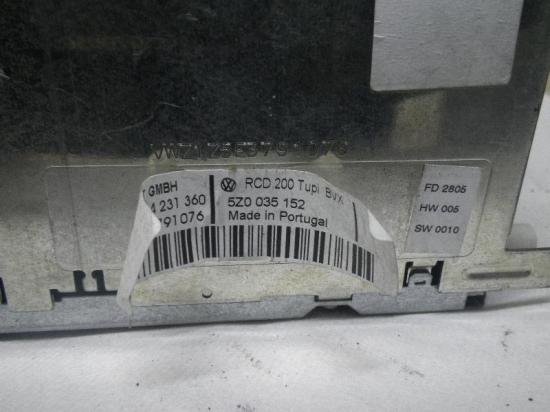 CD-Radio VW Fox Schrägheck (5Z) 5Z0035152 Bild CD-Radio VW Fox Schrägheck (5Z) 5Z0035152