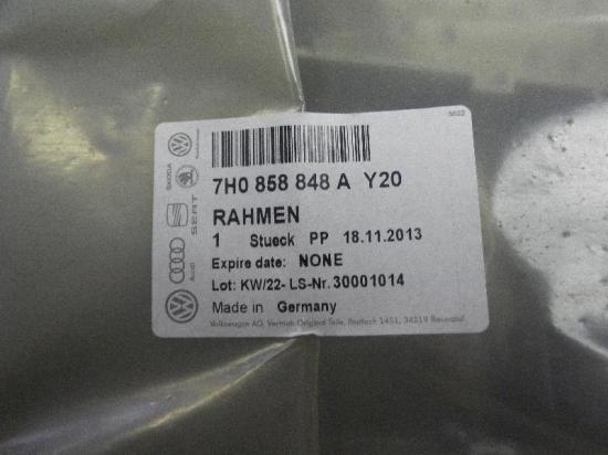 Einbaurahmen VW Transporter T5 Bus 7H0858848A Bild Einbaurahmen VW Transporter T5 Bus 7H0858848A