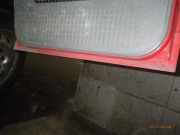 Tür rechts vorne VW Transporter T4 Fahrgestell ROT