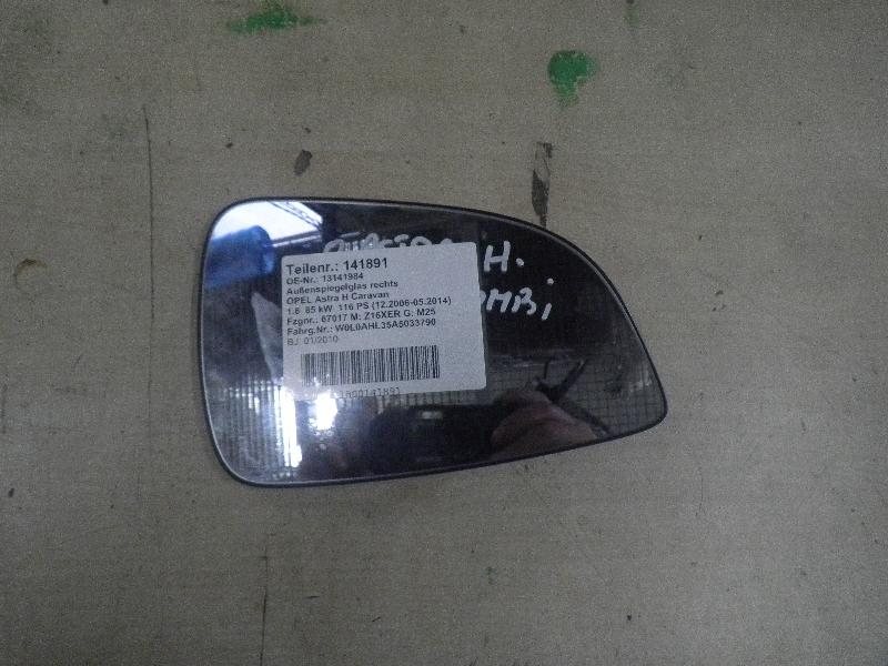 Außenspiegelglas rechts OPEL Astra H Caravan 13141984 Bild Außenspiegelglas rechts OPEL Astra H Caravan 13141984