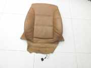 BMW E60 530d LCI 07-10 Lim Rückenpolster Links Vorne für Fahrer Sitz beheizt Leder Naturbraun