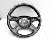 Audi A8 4H D4 09-17 Lenkrad ohne Airbag Soul Schwarz Leder