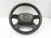 Audi A6 4G 11-14 Lenkrad Airbaglenkrad Leder Stahlgrau