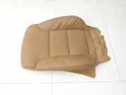 BMW E60 530d LCI 07-10 Lim Rückenpolster Rechts Vorne für Beifahrer Sitz beheizt Leder Naturbraun