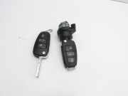Audi A3 8V 12-16 Lim Zündschloss Schliesszylinder 2x Schlüssel Funkschlüssel