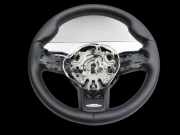 Mini Cooper S F55 LCI 18-21 JCW Lenkrad ohne Airbag Leder Sport Carbon Schwarz beheizt