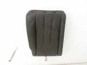 Range Rover Evoque Sitzbezug Rückenpolster Rechts für Rücksitzbank Hinten weiße Naht Leder Ebony Schwarz