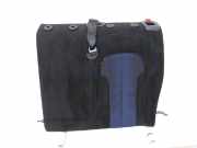 BMW F40 M135i 19-25 5T Sitzbezug Rückenpolster Links für Rücksitzbank Hinten Trigon Alcantara / Schwarz Blaue Naht