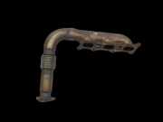 Audi A5 8T 11-16 TDI 3,0 180KW CDUC Abgaskrümmer Hosenrohr mit Flexrohr Links