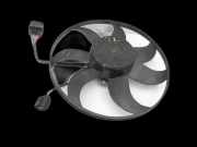 VW Tiguan I 5N 11-16 TDI 2,0 130KW Lüfter Ventilator f. Kühler Links 300W