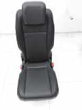 VW Touran II 5T 15-21 Sitz Mitte Hinten Leder Titanschwarz/Anthrazit