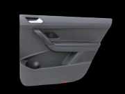VW Touran II 5T 15-21 Türverkleidung Türpappe Rechts Hinten Titanschwarz