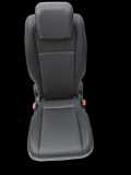 VW Touran II 5T 15-21 Sitz Mitte Hinten Leder Titanschwarz/Anthrazit