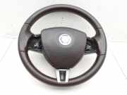 Jaguar XF X250 09-15 Lenkrad Airbaglenkrad Truffle Braun