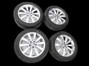 VW Sharan 7N II 10-15 4 x Kompletträder Aluminiumfelge Ganzjahresreifen 225/50R17 5X112
