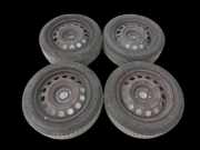 Peugeot 308 II 13-17 4 x Kompletträder Stahlfelge Sommerreifen 205/55R16 5X108