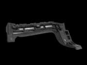 VW Caddy SA IV 15-20 Kombi Halter Träger Aufnahme Führung für Stoßstange Links Hinten