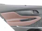 Hyundai Santa Fe IV TM 18-20 Türverkleidung Türpappe mit Sonnenschutzrollo Links Hinten