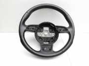 Audi A4 8K B8 11-15 Lenkrad ohne Airbag Soul Schwarz Leder