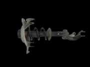 Audi A5 8T QU 07-12 Coupe Federbein Stoßdämpfer Achsschenkel Vorne Links