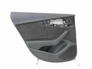 Audi A5 F5 16-19 5T Türverkleidung Türpappe Links Hinten Alcantara Soul Schwarz