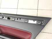 VW Phaeton 3D 01-07 Lang Türverkleidung Türpappe Rechts Hinten mit Sonnenschutzrollo Leder Grenadine Rot