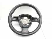 Audi A4 8K B8 07-11 Lenkrad ohne Airbag Soul Schwarz Leder S-Line