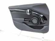 Mini Cooper S F55 LCI 18-21 Türverkleidung Türpappe Links Vorne Leder LEATHERETTE/E1 CARBON BLACK K9E1