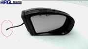 Aussenspiegel elektrisch verstellbar Rechts 2038106476 Mercedes-benz C 180 Kompressor Sportcoupe Tendance 203 C-klasse Coupe