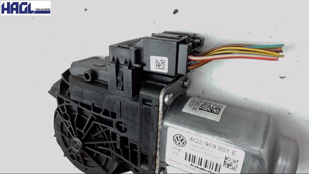 Motor Fensterheber (tür vorn) Rechts 6Q2959801E Skoda Fabia 1.2 HTP Premium 5J Fabia Limousine