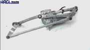 Scheibenwischerbock mit Motor 1T1955119A VW Touran 1.2 TSI pure 1 T Touran Kombi
