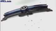 Kühlergrill 1J0853655G VW Golf Variant 1.9 TDI design 1 J Golf Kombi