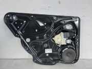 VW Passat 3C B7 Variant Fensterheber hinten links Motor Mechanik Grundplatte
