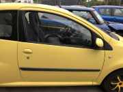 Peugeot 107 Typ P Tür vorn rechts Beifahrertür nur für 3 türer KBL Citrus Gelb
