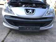 Peugeot 206+ Stoßfänger vorn Frontschürze mit Nebel EZR Aluminiumgrau Metallic

