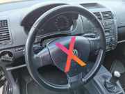 VW Polo 9N3 Lenkrad Leder Lederlenkrad 3 Speichen ohne Airbag Modul
